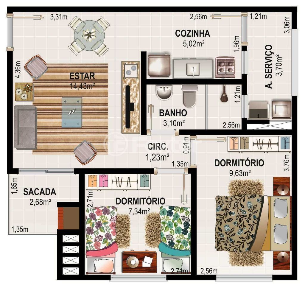 Apartamento para comprar em Charrua, 286 - foto 7