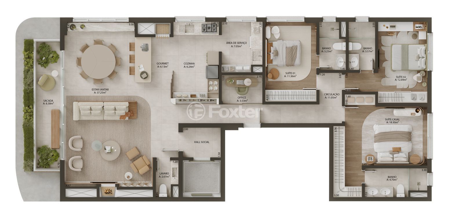 Apartamento para comprar em Pedro Ivo, 550 - foto 88