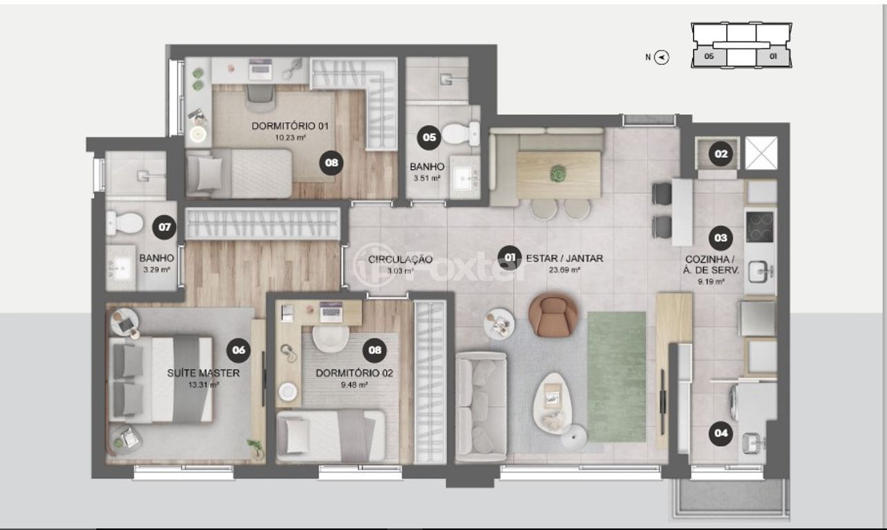 Apartamento para comprar em Felizardo Furtado, 348 - foto 17