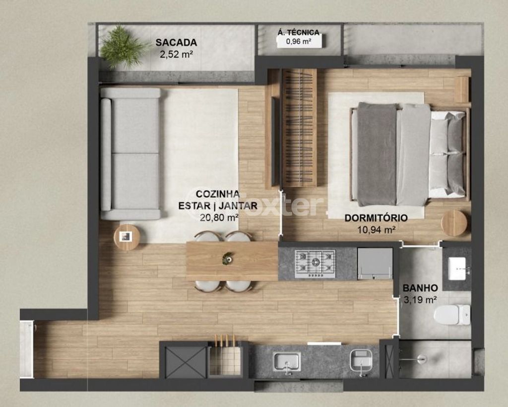Apartamento para comprar em Mariland, 1700 - foto 1