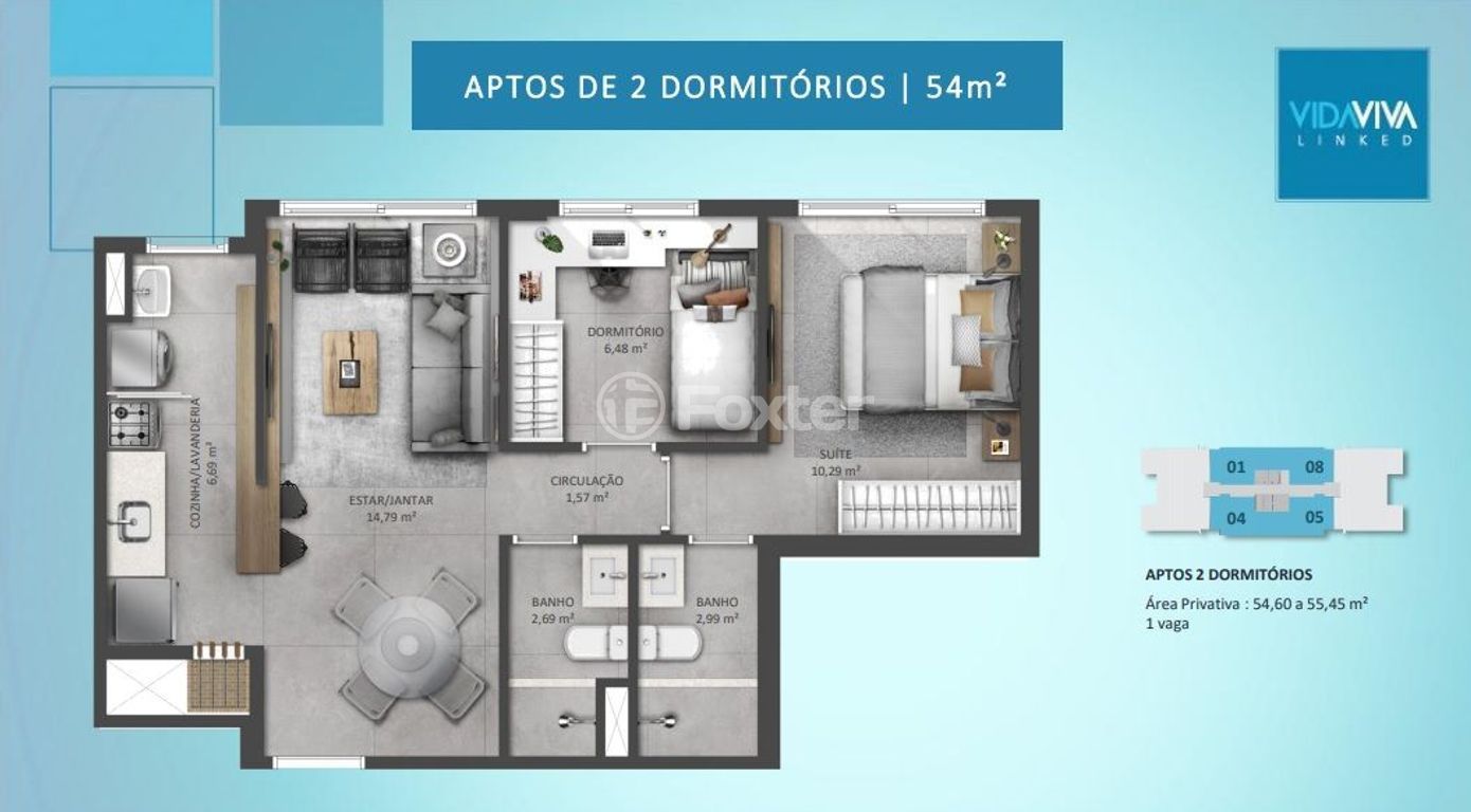 Apartamento para comprar em Antonio Sereno Moretto, 55 - foto 49