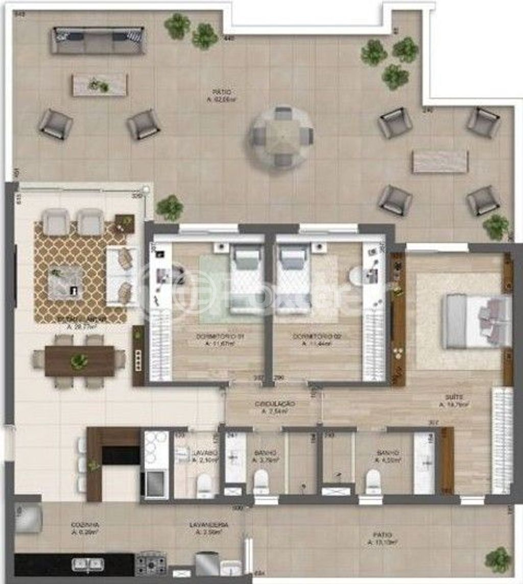 apartamento garden para comprar em Ewaldo Campos, 79 - foto 29