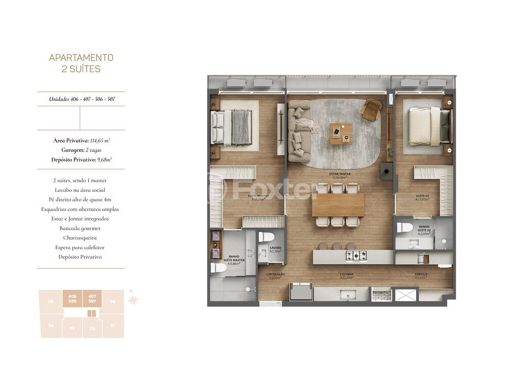 Apartamento para comprar em Silveiro, 1111 - foto 15