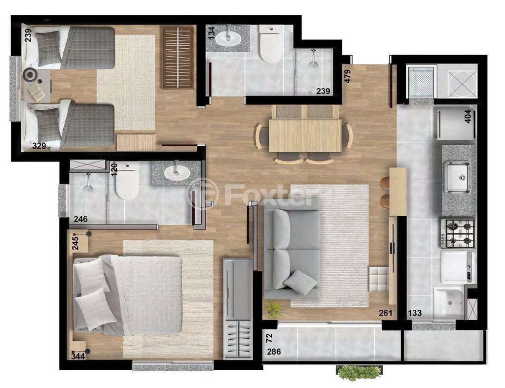 Apartamento para comprar em Monsenhor Antonio Guilherme Grings, 100 - foto 17