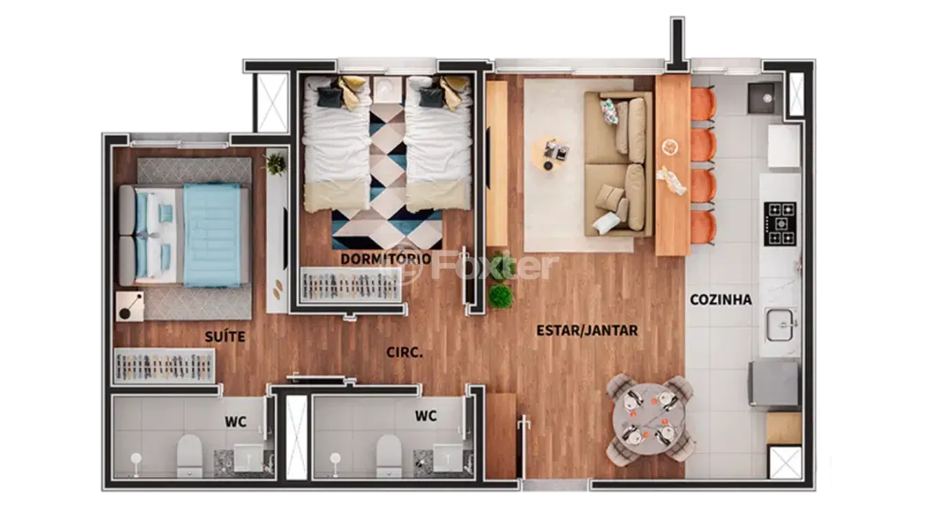 apartamento garden para comprar em Tenente Ary Tarrago, 2575 - foto 13
