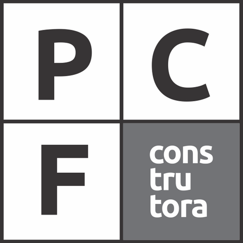 Logo Pcf Construtora